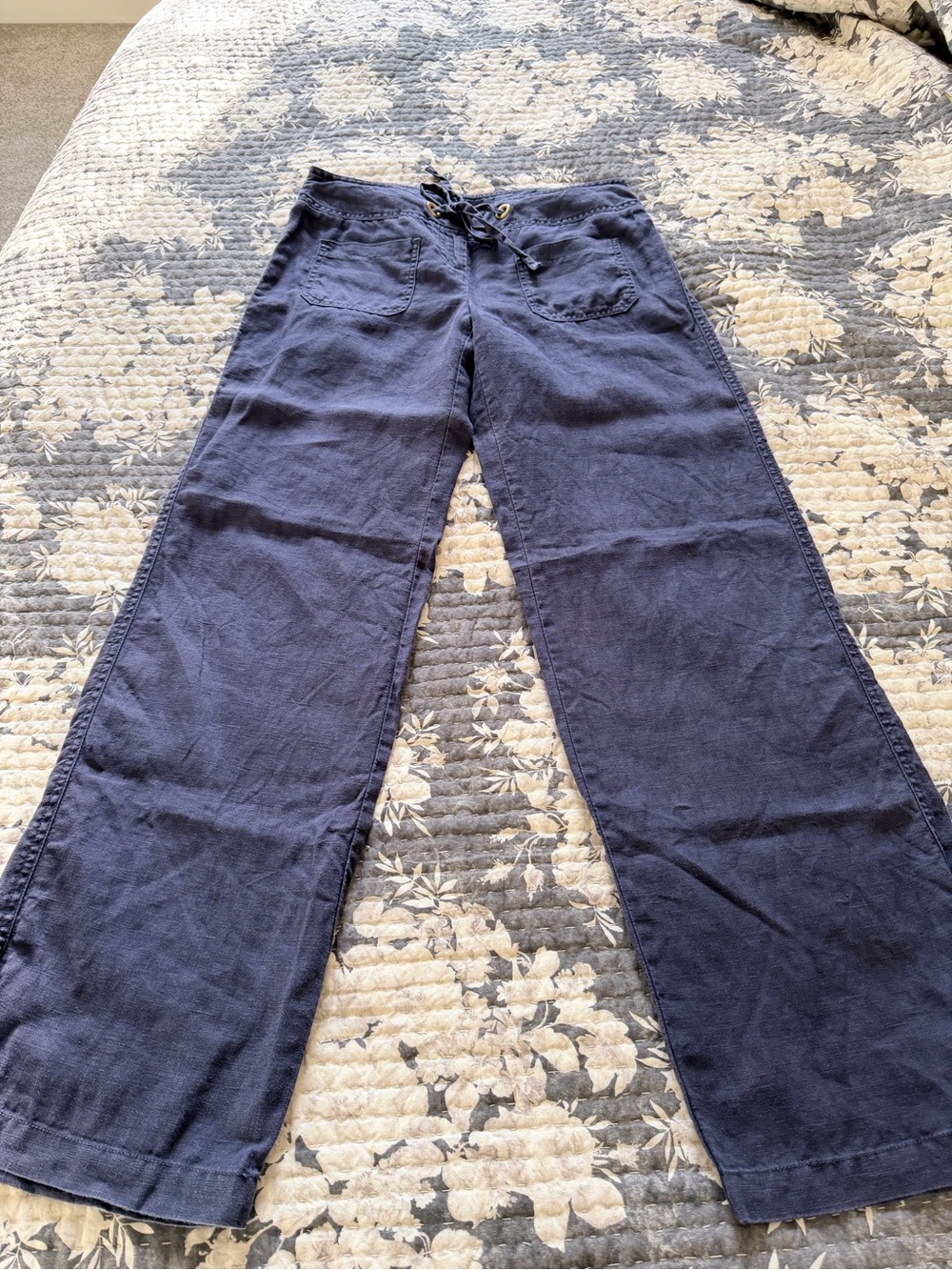 INC International Concepts Navy Wide Leg Pants